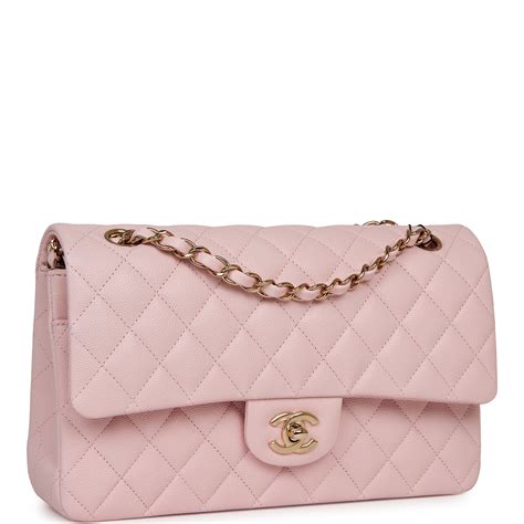 chanel flap bag light pink